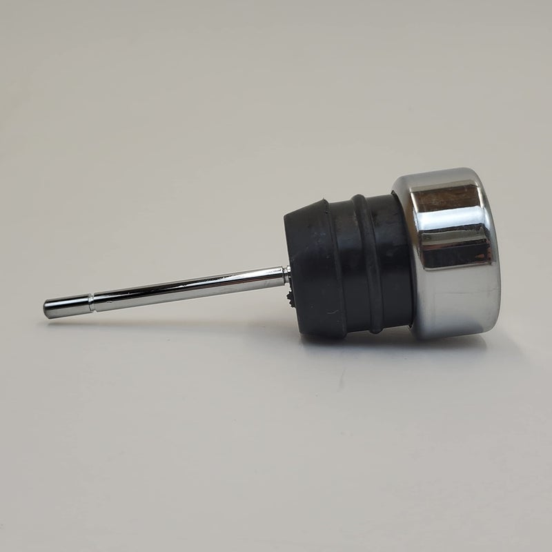 Billet Proof Designs Chrome Shorty Style Maltese Cross Oil Tank Dipstick - Fits 1979-2003 Harley Sportster XL and 1984-1999 Harley Softail Models - Replaces HD Part# 62595-82A - Image 3